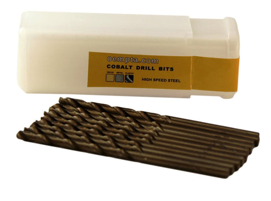 1/8" Cobalt Drill Bit - 10 Pack